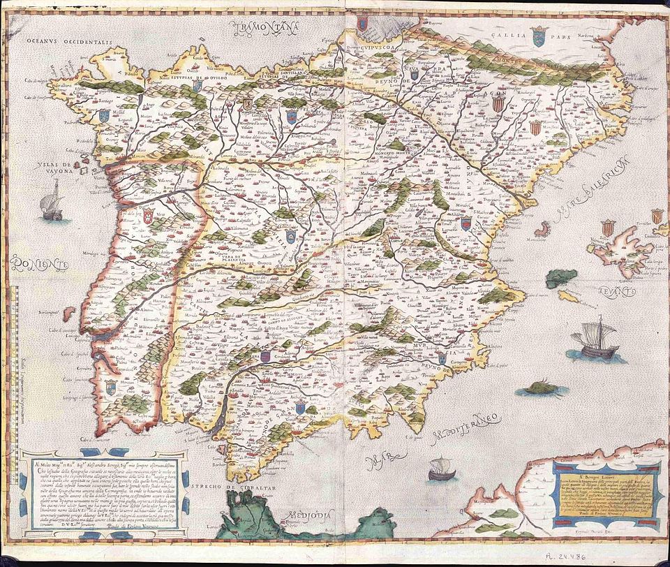 Mapa Península Color