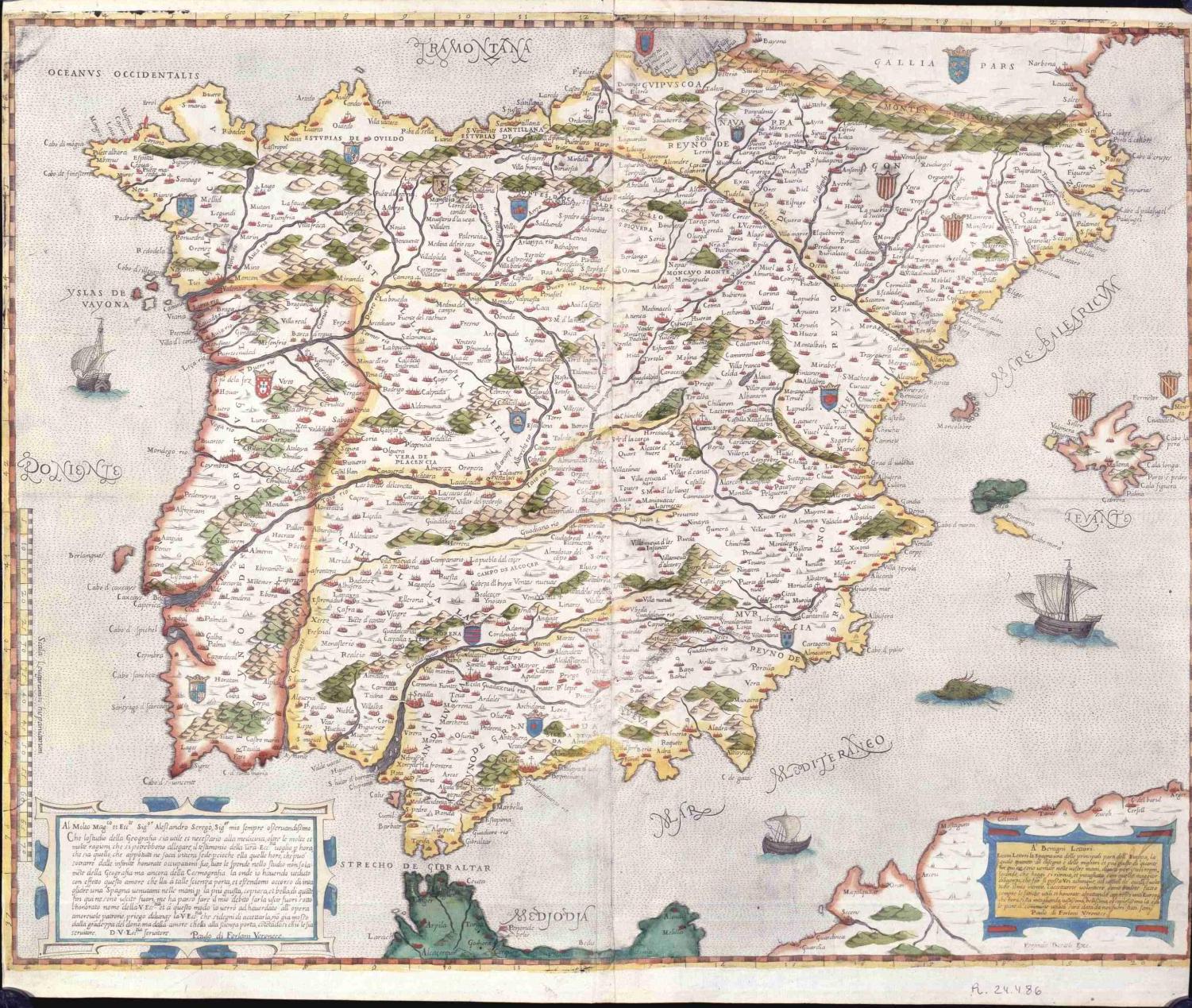 Mapa Península Color